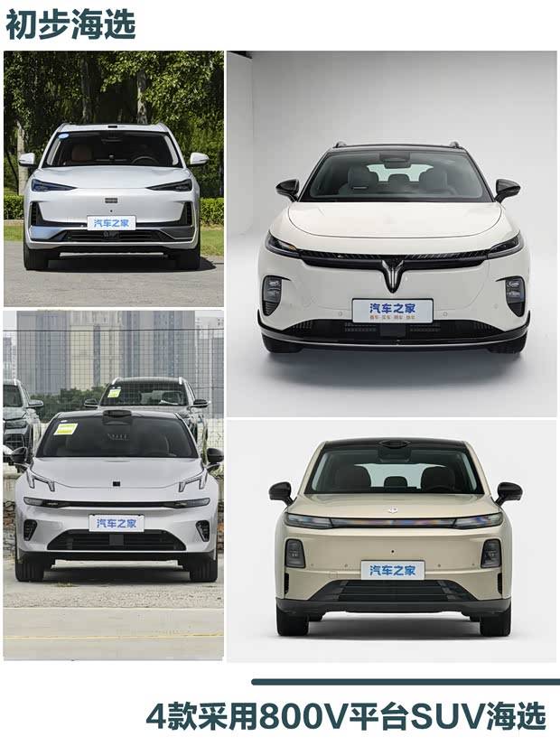 800V平台纯电SUV海选 13.09万起就能买到中型SUV